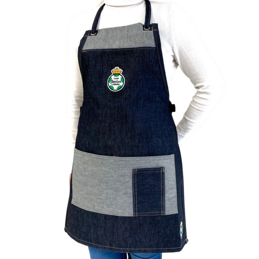 MANDIL GUERRERO MEZCLILLA 2 TONOS ESCUDO CSL