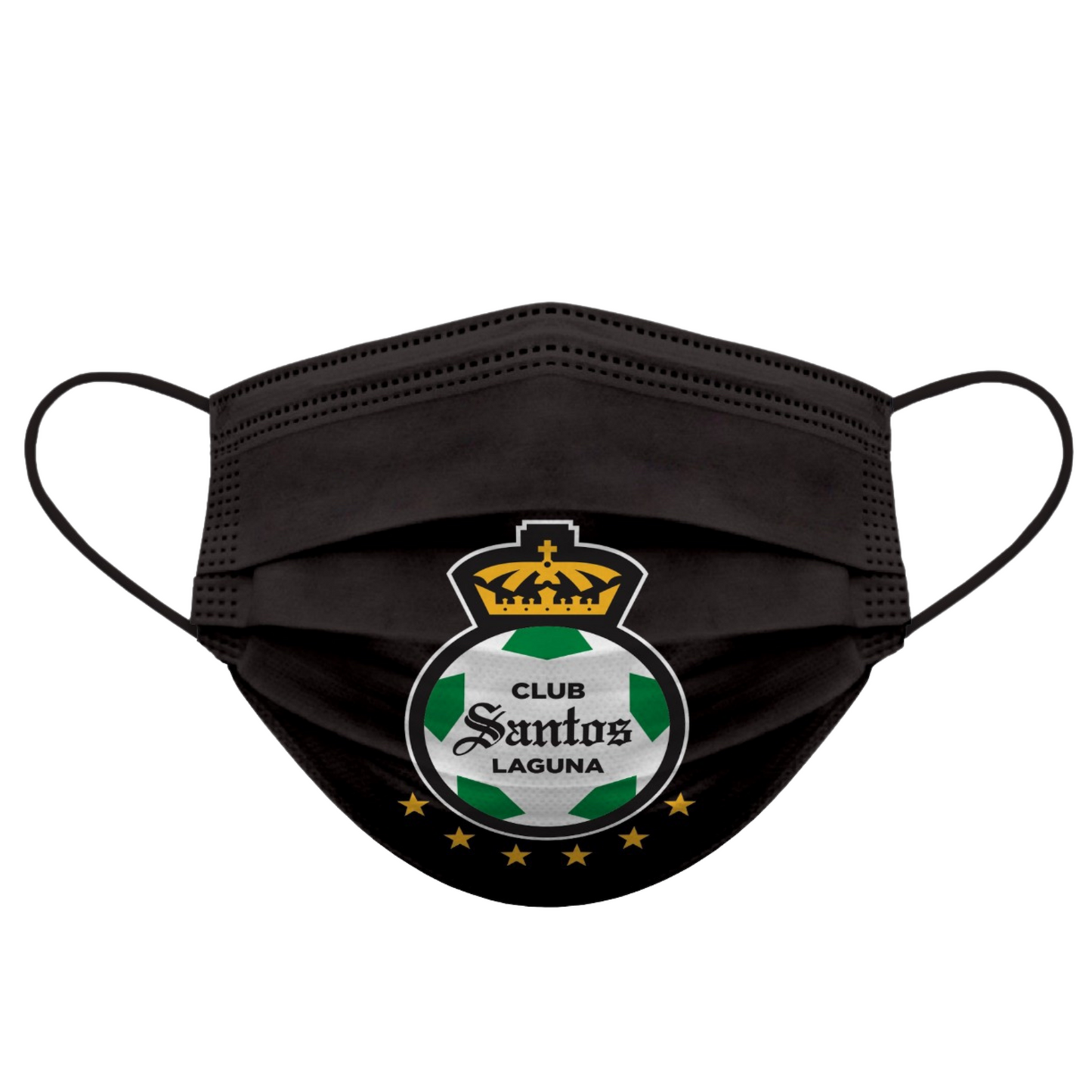 CUBREBOCAS SANTOS, EN COLOR NEGRO