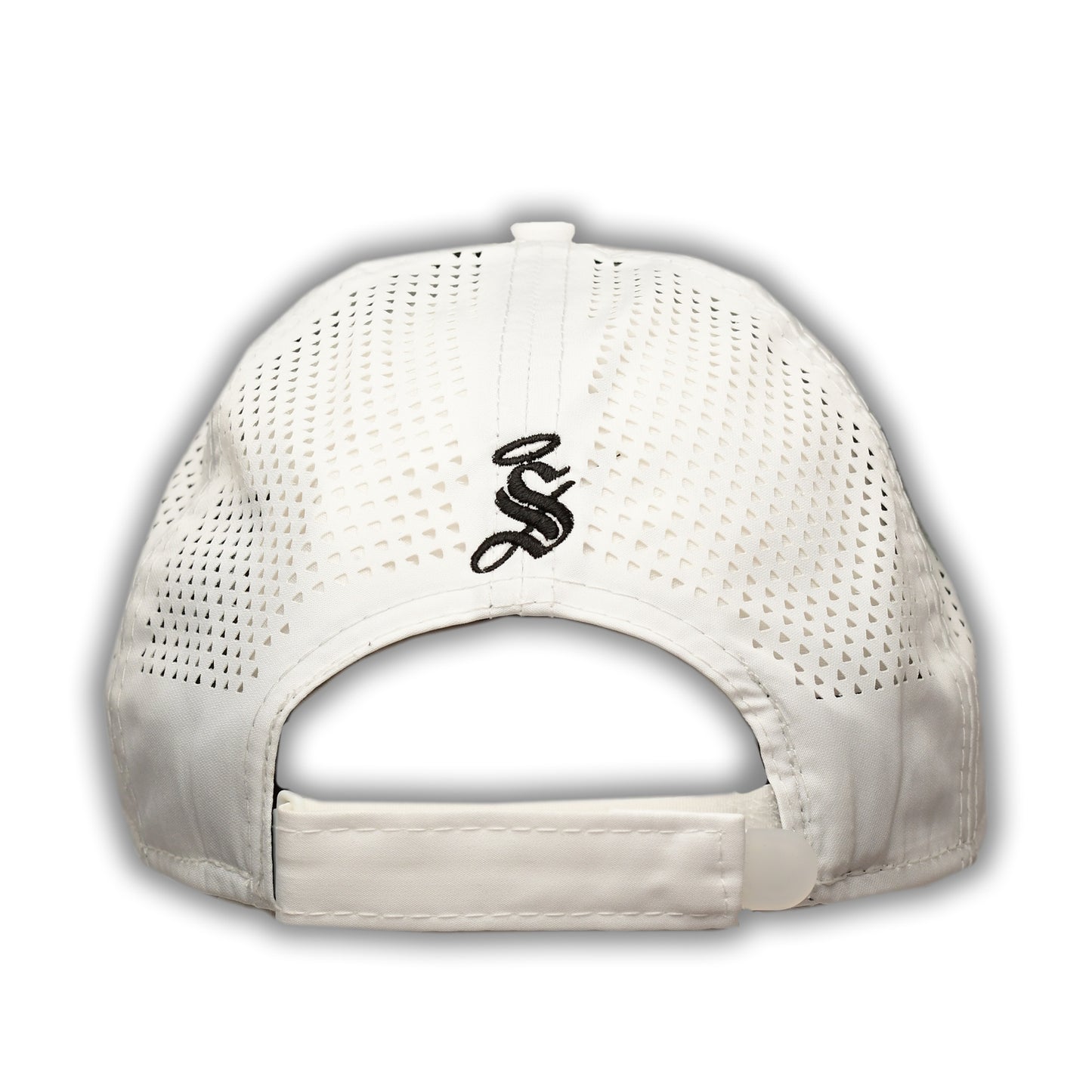 GORRA ADJUSTABLE BLANCA SANTOS L. ESCUDO BLANCO/NEGRO