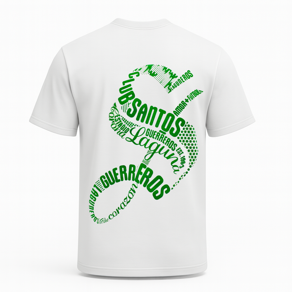 PLAYERA CLUB SANTOS LAGUNA VIBES OVS