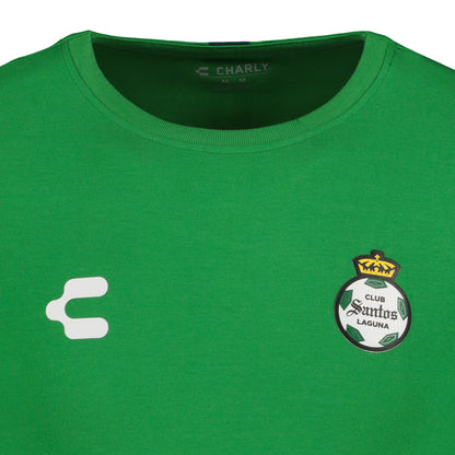 PLAYERA DE TRASLADO VERDE SANTOS PARA CABALLERO 24/25