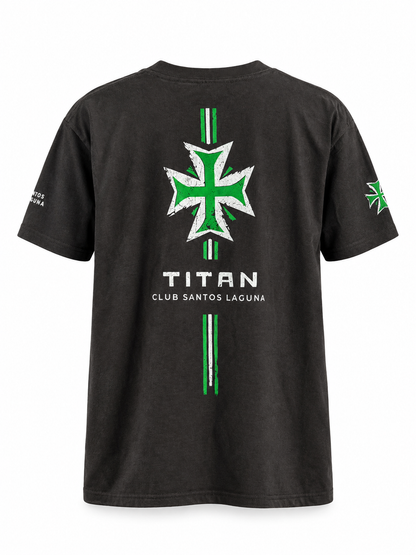 PLAYERA OVERSIZE NEGRA TITÁN