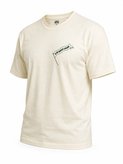 PLAYERA NATURAL GREEN OVERSIZE