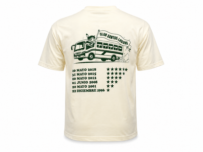 PLAYERA NATURAL GREEN OVERSIZE