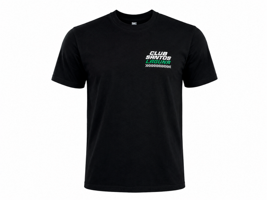 PLAYERA BLACK CLUB SANTOS RACING OVERSIZE