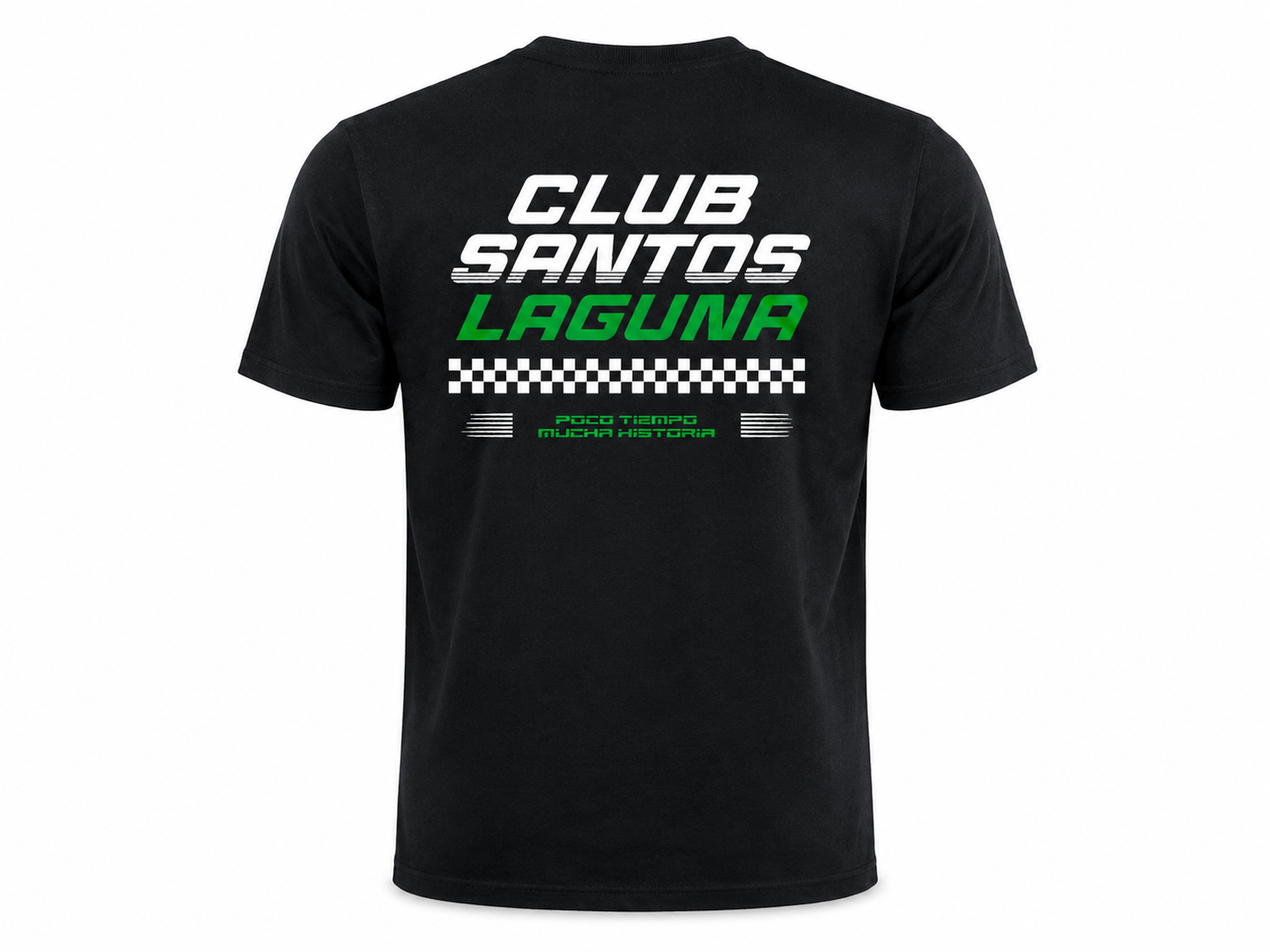 PLAYERA BLACK CLUB SANTOS RACING OVERSIZE