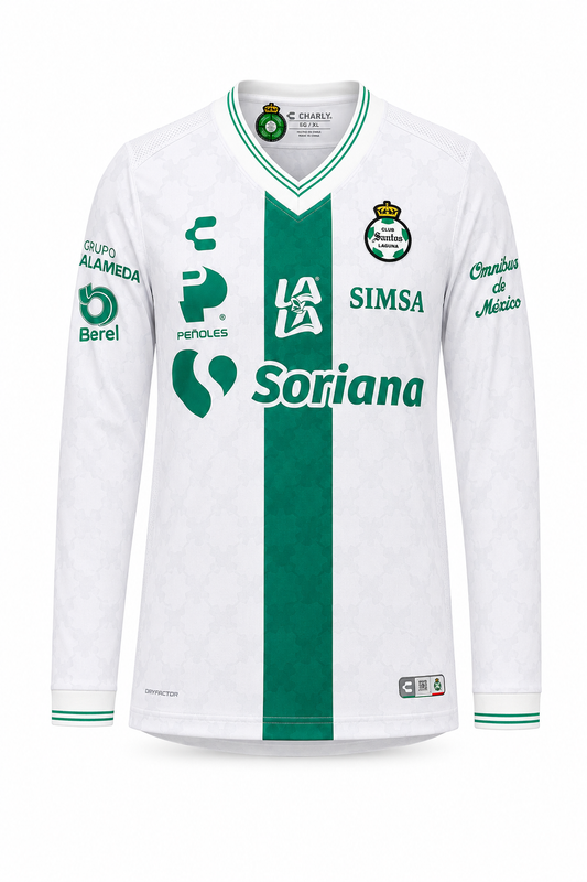 JERSEY VISITA MANGA LARGA CABALLERO CLUB SANTOS 26/27
