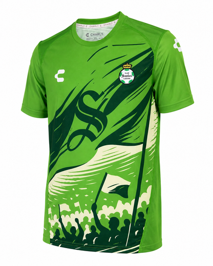 PLAYERA MC CHARLY SANTOS PARA NIÑO VERDE 26/27