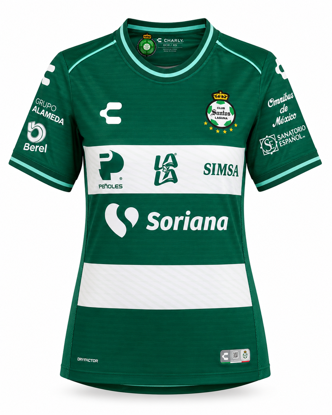 JERSEY LOCAL MANGA CORTA DAMA CLUB SANTOS 26/27