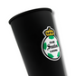 VASO CON DESTAPADOR LOGO SANTOS