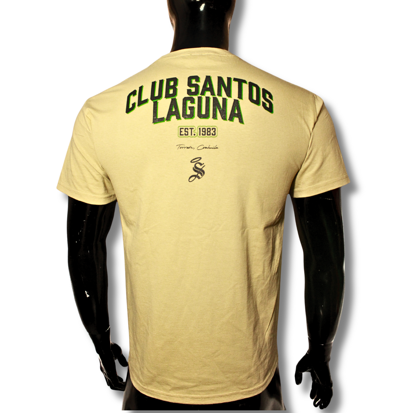 PLAYERA INSTITUCIONAL BEIGE LOGO EN PECHO