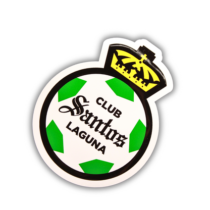 STICKER ESCUDO CSL EN VINIL BLANCO