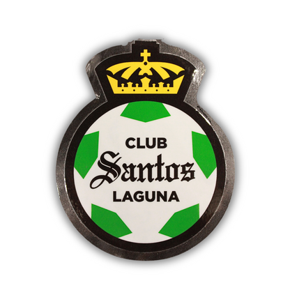 STICKER ESCUDO CSL EN VINIL TRANSPARENTE