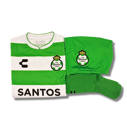 KIT OFICIAL DE ACADEMIAS SANTOS PARA NIÑO LOCAL