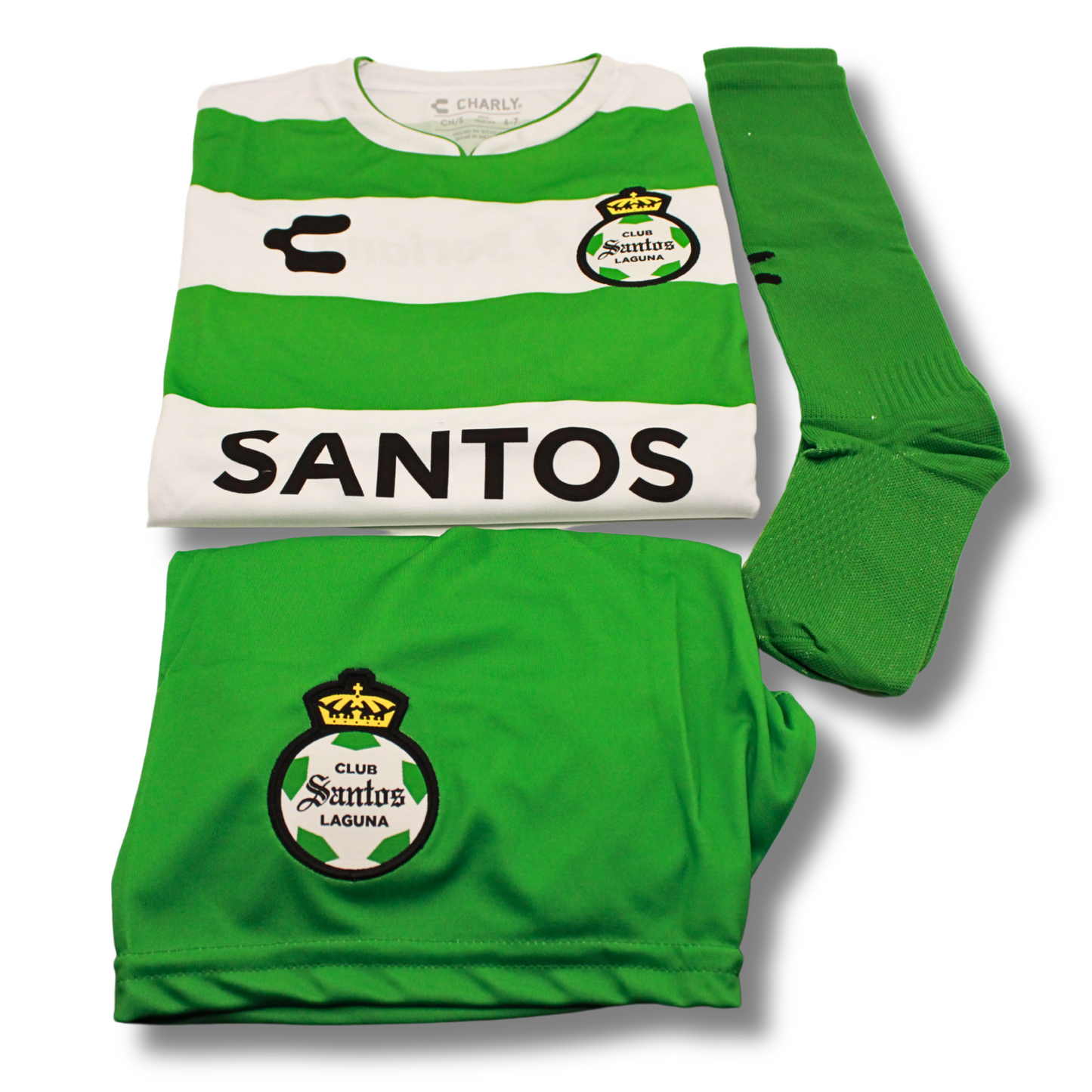 KIT OFICIAL DE ACADEMIAS SANTOS PARA NIÑO LOCAL