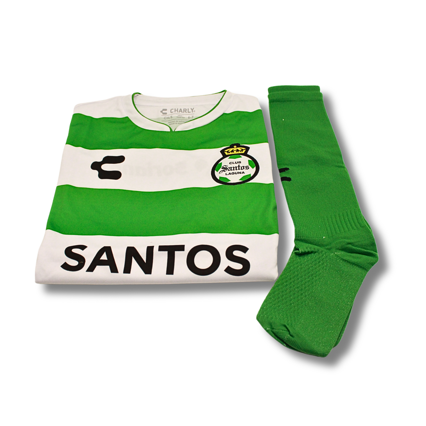 KIT OFICIAL DE ACADEMIAS SANTOS PARA NIÑO LOCAL