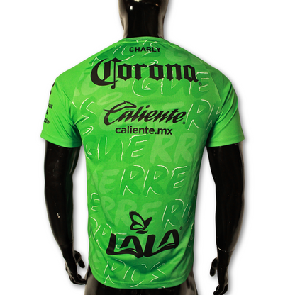 PLAYERA ENTRENAMIENTO EN COLOR VERDE MC 23/24 CON PATROCINADORES