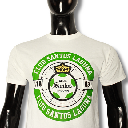 PLAYERA SANTOS EDICIÓN ESCUDO REDONDO 1983