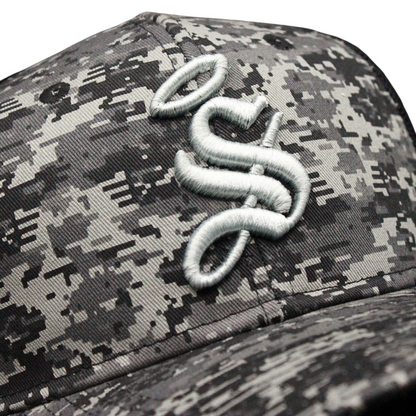 GORRA "S" SANTOS CAMUFLAJE EN COLOR GRIS