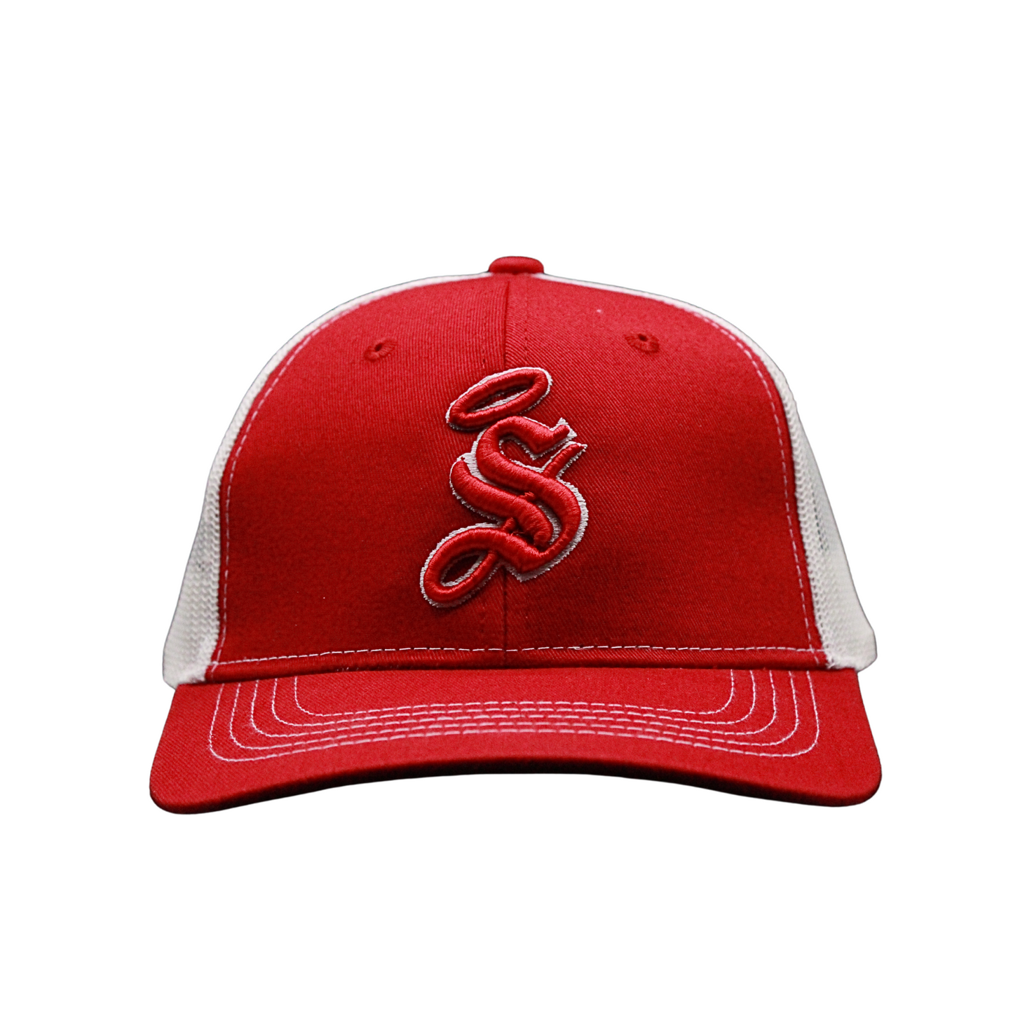 GORRA SANTOS INFANTIL EN COLOR ROJO 3D