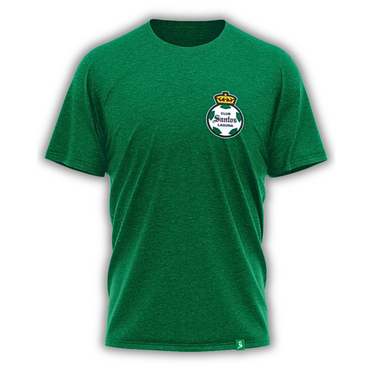 PLAYERA INSTITUCIONAL VERDE LOGO EN PECHO