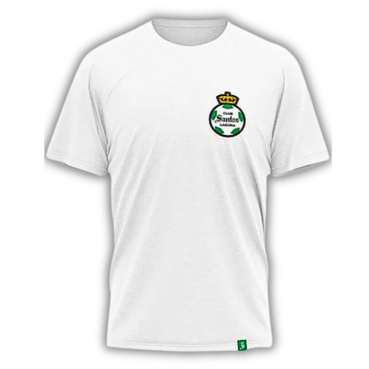 PLAYERA INSTITUCIONAL BLANCA LOGO EN PECHO