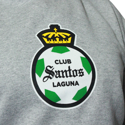 HOODIE INFANTIL ESCUDO CLUB SANTOS LAGUNA GRAY