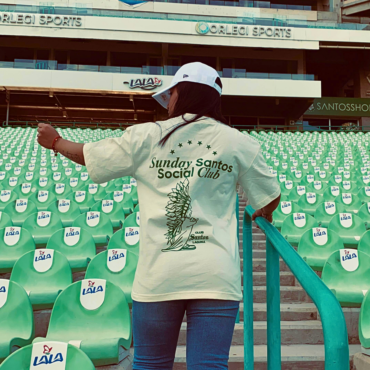 PLAYERA CLUB SANTOS LAGUNA SUNDAY VINTAGE OVS