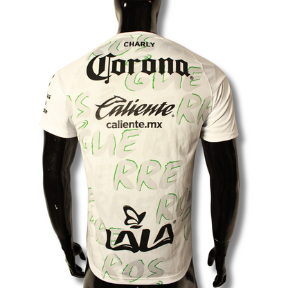 PLAYERA ENTRENAMIENTO EN COLOR BLANCO 23/24 CON PATROCINADORES