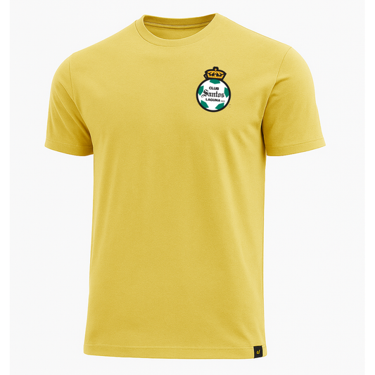 PLAYERA INSTITUCIONAL BEIGE LOGO EN PECHO