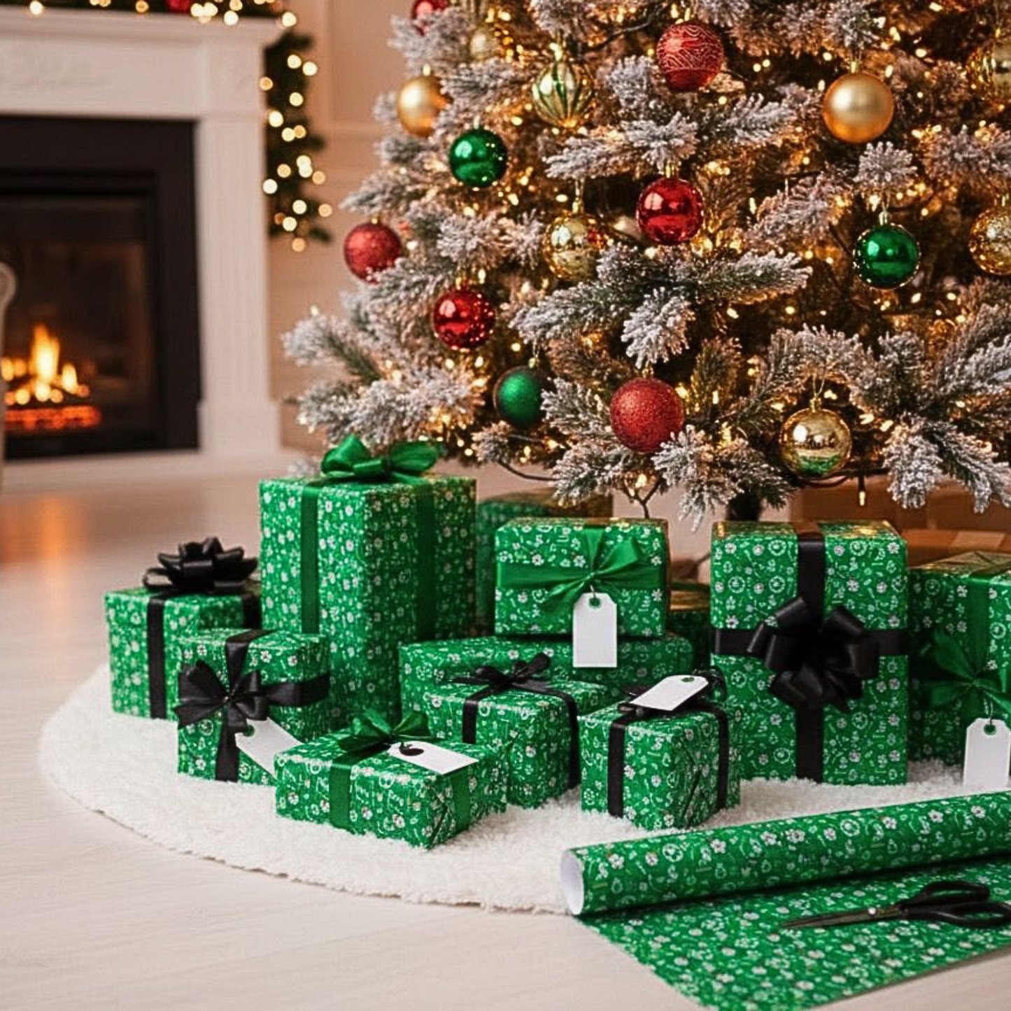 PAPEL DE REGALO SANTOS