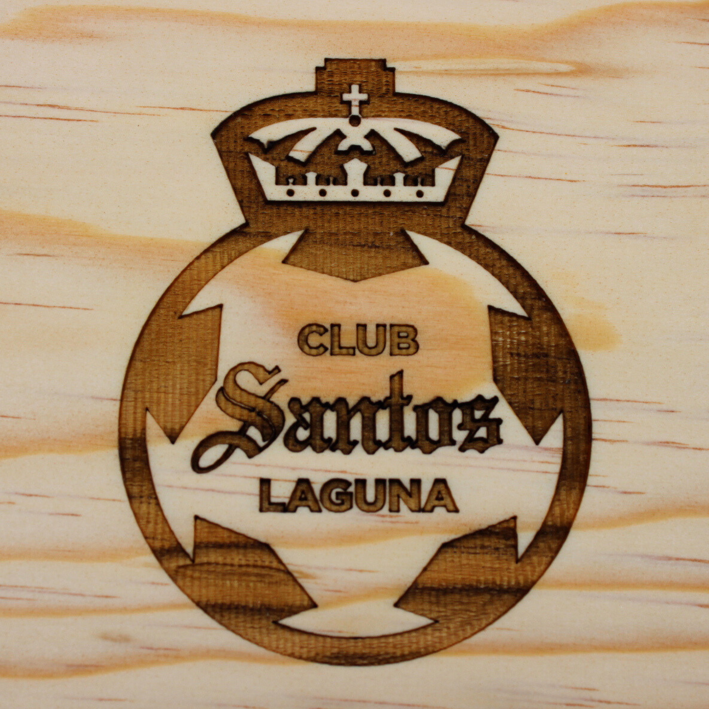 TABLA DE CORTE ESCUDO CLUB SANTOS LAGUNA