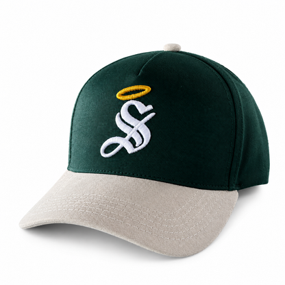 GORRA SANTOS VERDE CON HUESO GAB