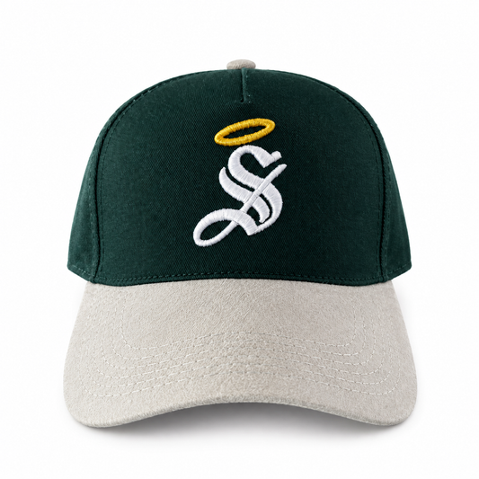 GORRA SANTOS VERDE CON HUESO GAB