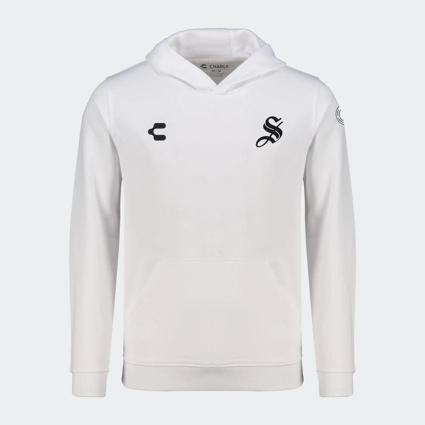 SUDADERA CHARLY SANTOS PARA CABALLERO BLANCO 26/27