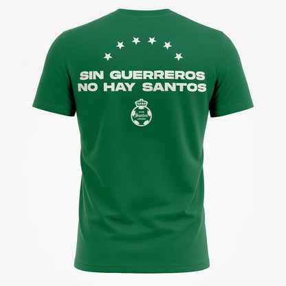 PLAYERA CSL SIN GUERREROS NO HAY SANTOS