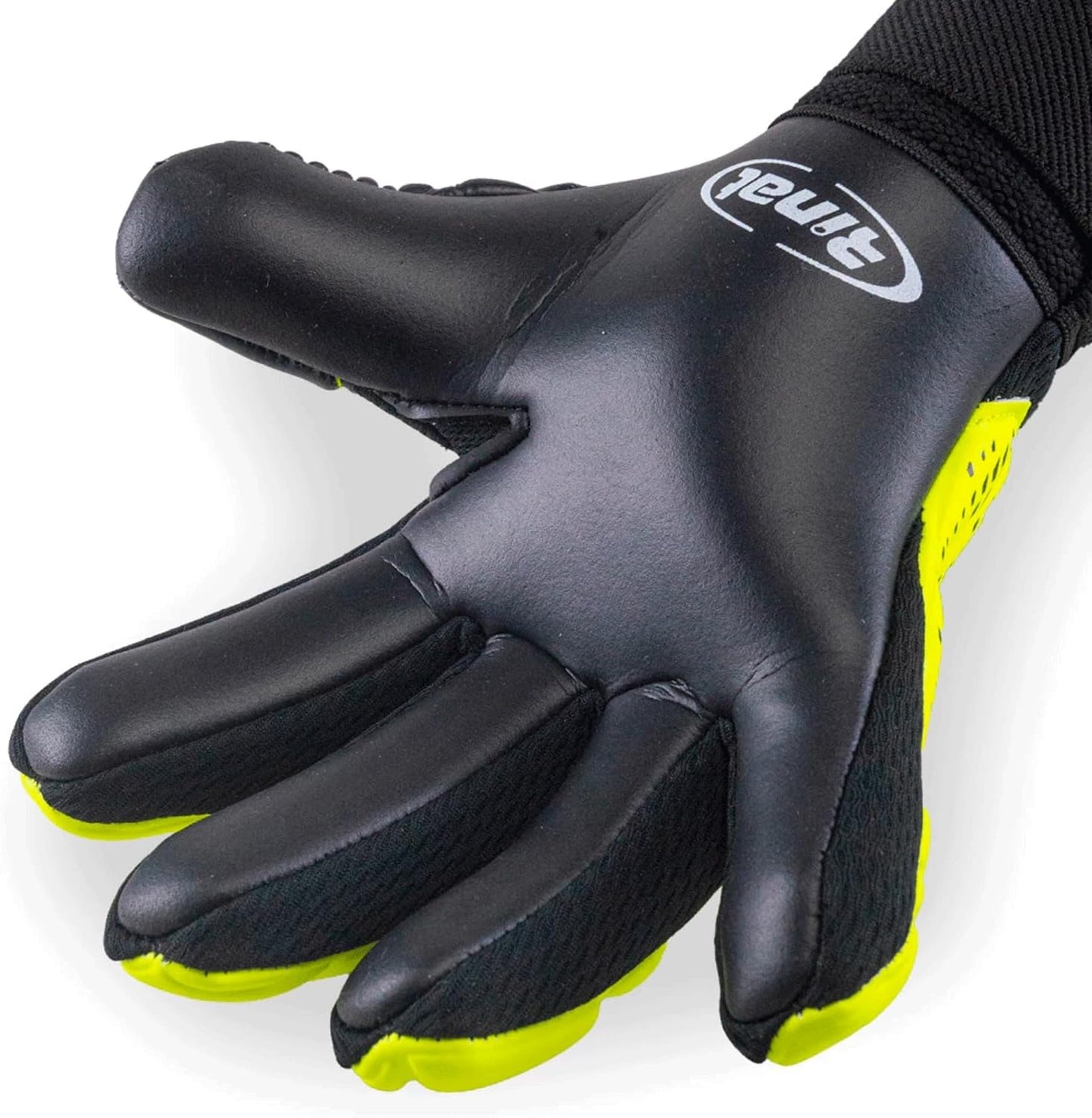 GUANTES ACEVEDO INFANTIL COLOR AMARILLO Y NEGRO