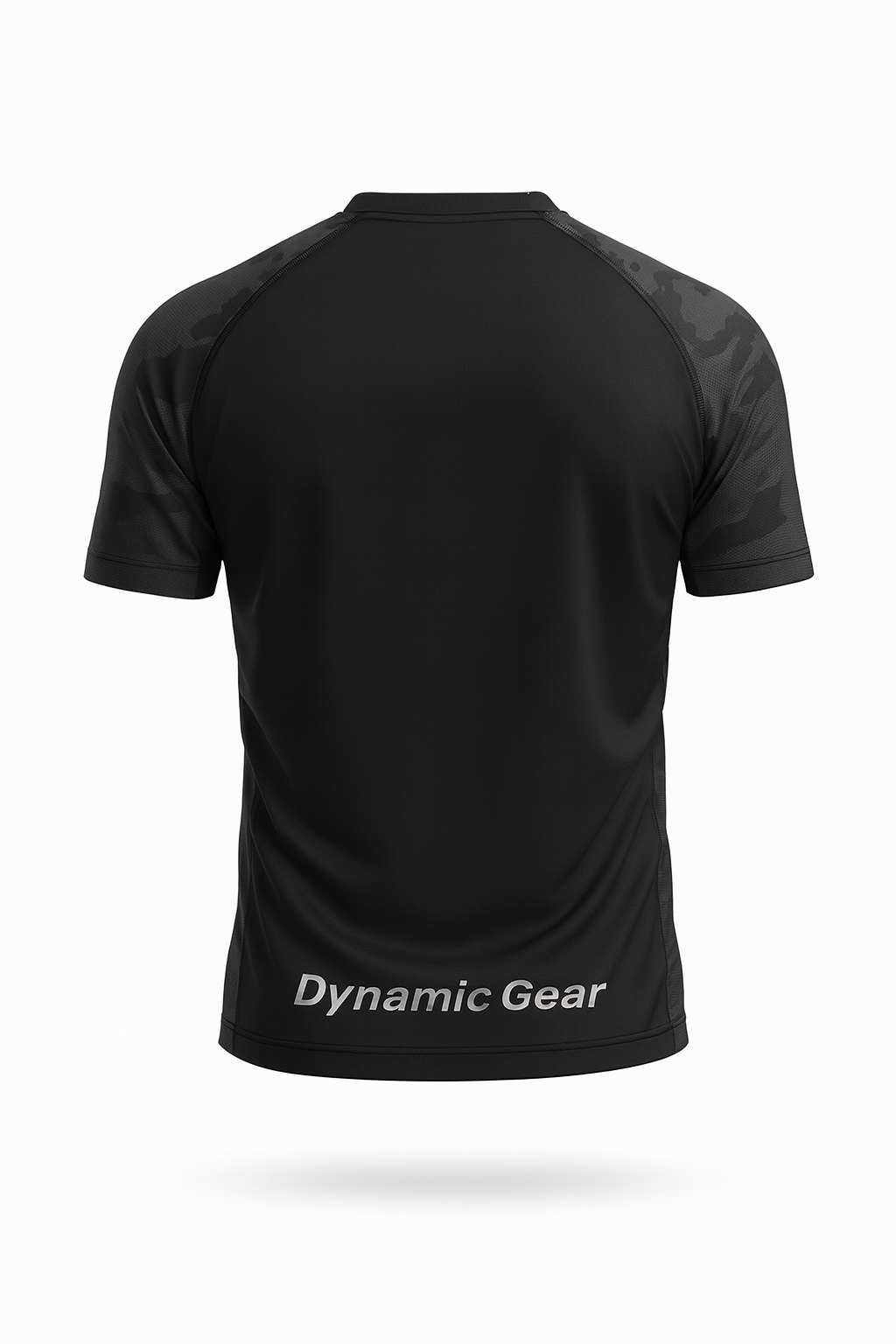 PLAYERA DEPORTIVA CAMUFLAJE CLUB SANTOS EN COLOR NEGRO