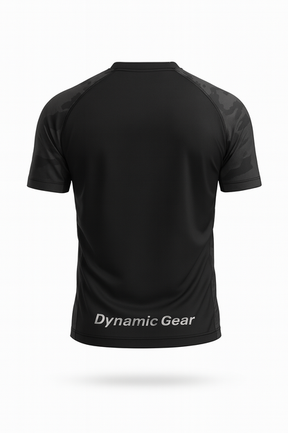 PLAYERA DEPORTIVA CAMUFLAJE CLUB SANTOS EN COLOR NEGRO
