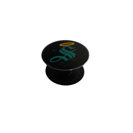 POPSOCKET SANTOS MONOGRAMA, EN COLOR VERDE/NEGRO