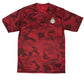 PLAYERA SANTOS CAMUFLAJE ROJO
