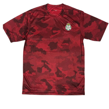 PLAYERA SANTOS CAMUFLAJE ROJO