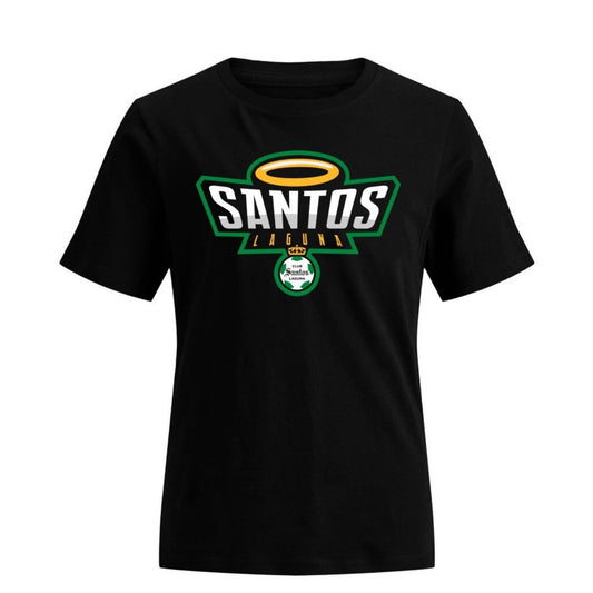 PLAYERA SANTOS LAGUNA EN COLOR NEGRO