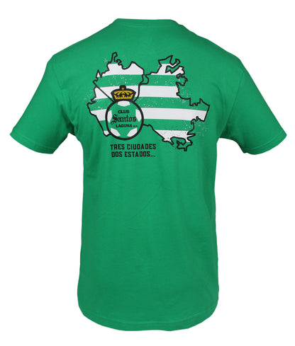 PLAYERA TERRITORIO SANTOS ADULTO