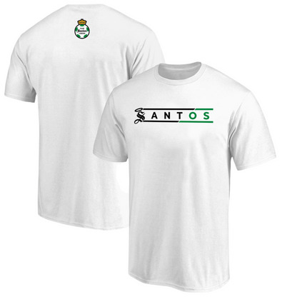 PLAYERA SANTOS BICOLOR LINES